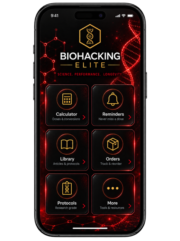 Biohacking Elite mobile app